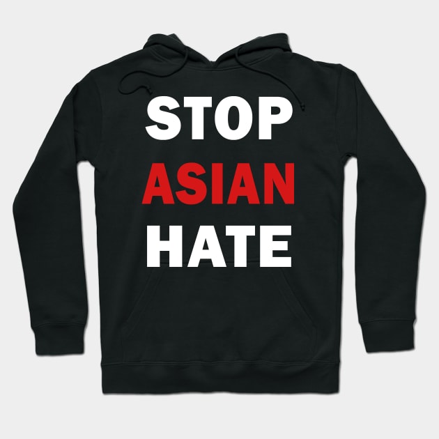 Stop Asian Hate Hoodie by valentinahramov